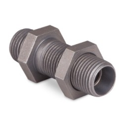 Korpus złączki prostej grodziowej z przeciwnakrętką M16x1,5 10L 7020-10L-1NI