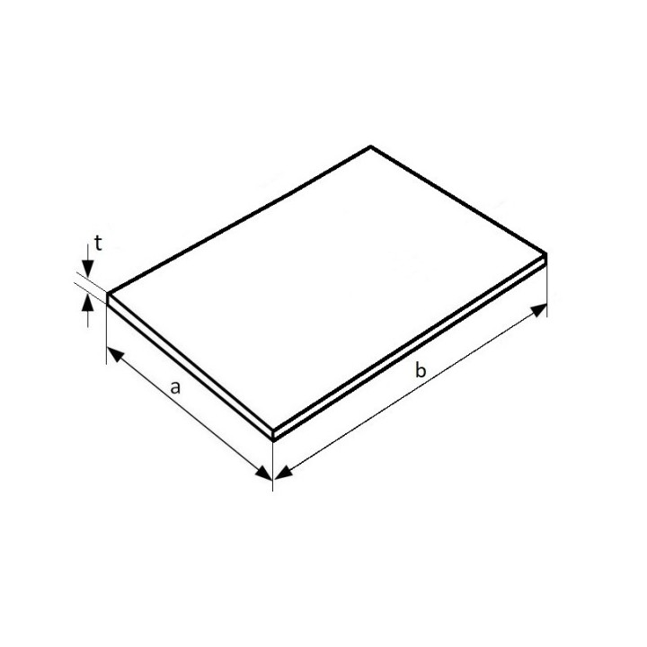 Płyta PTFE teflon biała 90x100x200 mm