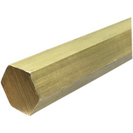 Pręt 6-kątny z mosiądzu S36 mm dł.500 mm