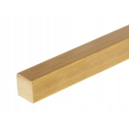 Pręt kwadratowy z mosiądzu 80x80 długość 500 mm (50cm)