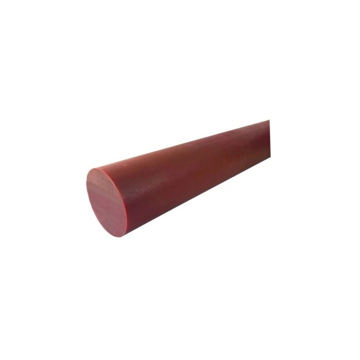 Pręt poliamid wałek Ø 130x500 mm PA6-G czerwony