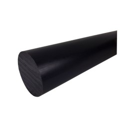 Pręt poliamid wałek Ø 45x50 mm PA6+MoS2 czarny