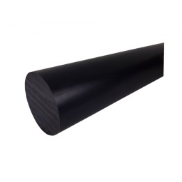 Pręt poliamid wałek Ø 60x100 mm PA6+MoS2 czarny
