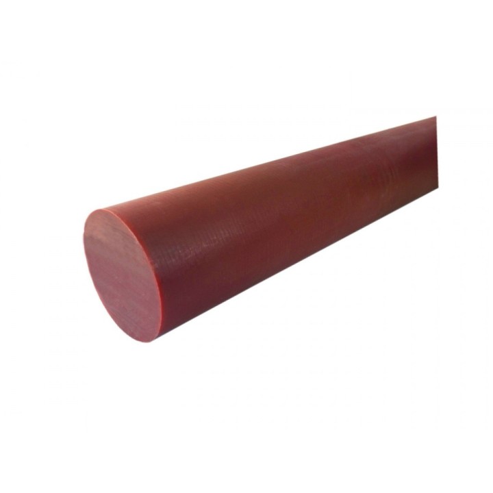 Pręt poliamid wałek Ø 65x1000 mm PA6-G czerwony