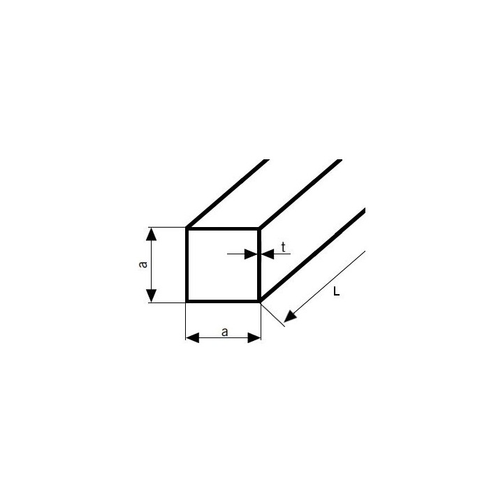 Profil kwadratowy nierdzewny sur 200x200x5 3000 mm