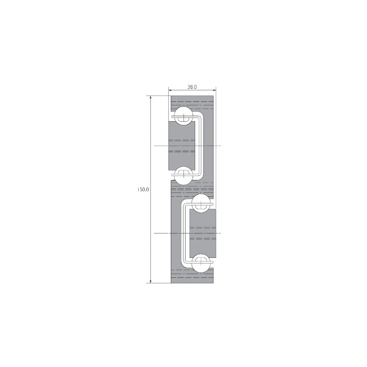 Prowadnica DA4140-0100 ACCURIDE