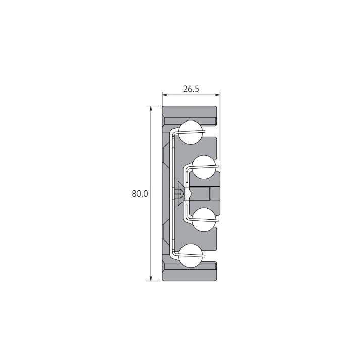 Prowadnica DA4160-0035-A ACCURIDE