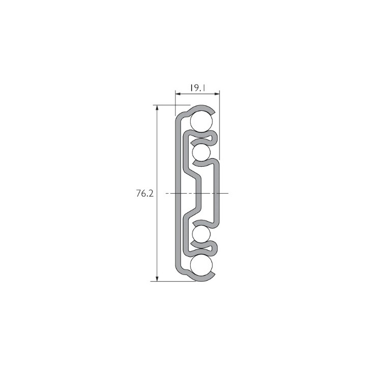 Prowadnica DP9301-0014U-E ACCURIDE