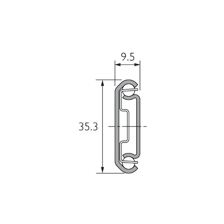 Prowadnica DS2028-0030 ACCURIDE