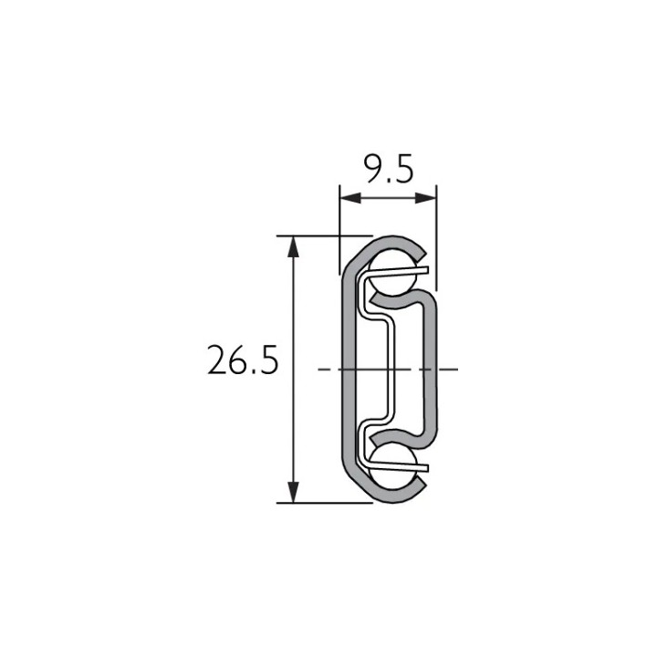 Prowadnica DS2728-0025 ACCURIDE