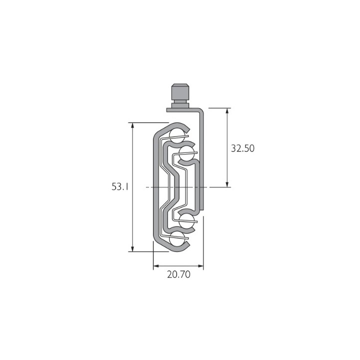 Prowadnica DS5322-0080-2 ACCURIDE