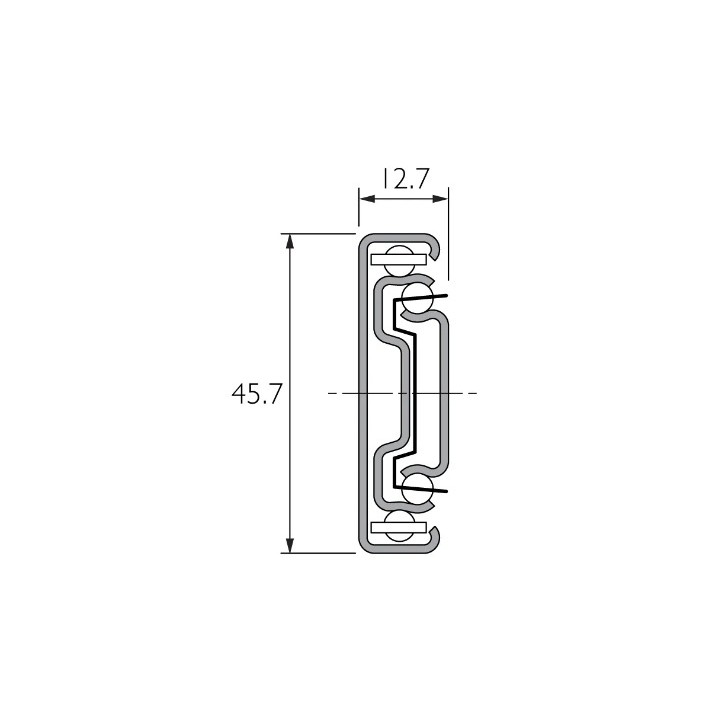 Prowadnica DW3832-0070 ACCURIDE