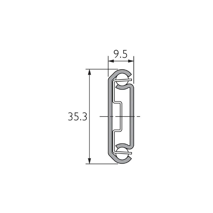 Prowadnica DZ0201-0020 ACCURIDE