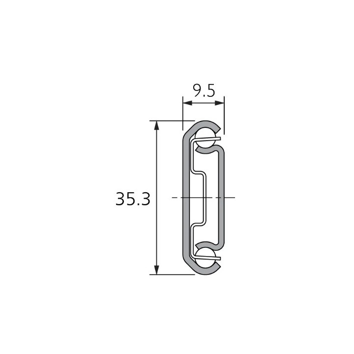 Prowadnica DZ0204-0024 ACCURIDE