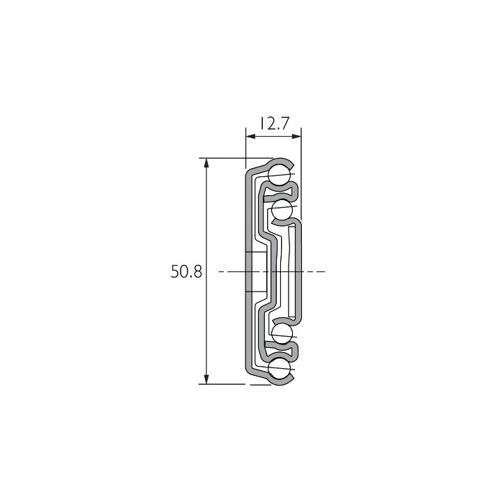 Prowadnica DZ3308-0020-2 ACCURIDE