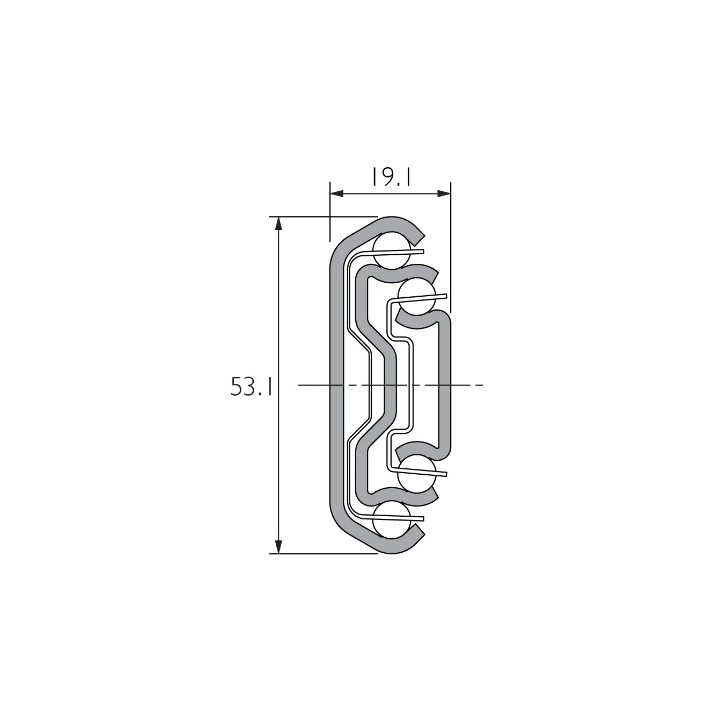 Prowadnica DZ3607-0028-2 ACCURIDE
