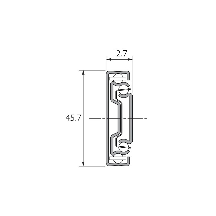 Prowadnica DZ3832-0045SC ACCURIDE
