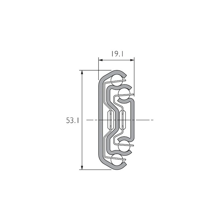 Prowadnica DZ5321-0045EC-A ACCURIDE