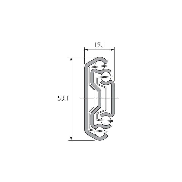 Prowadnica DZ5321-0050SC ACCURIDE