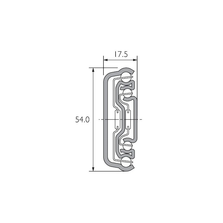Prowadnica DZ5417-0030 ACCURIDE