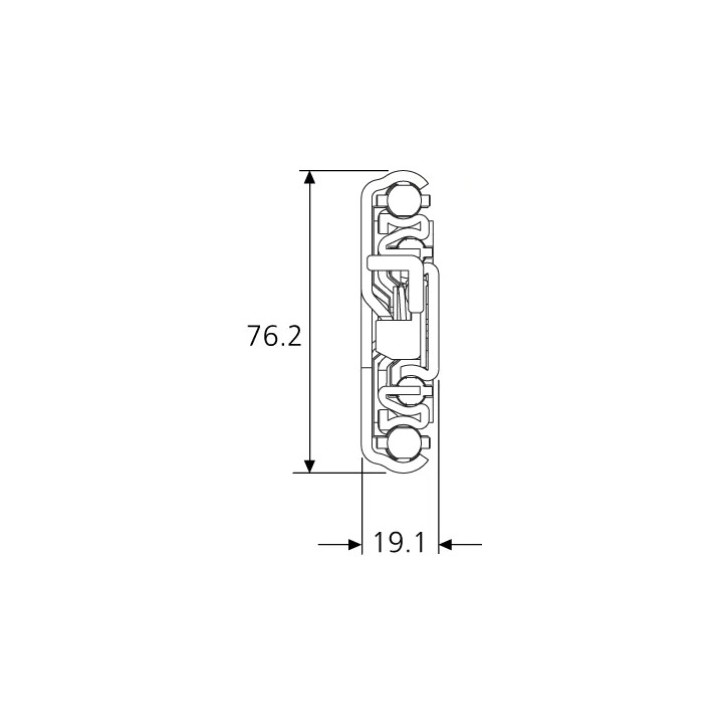 Prowadnica DZ9308-0020L-E4 ACCURIDE