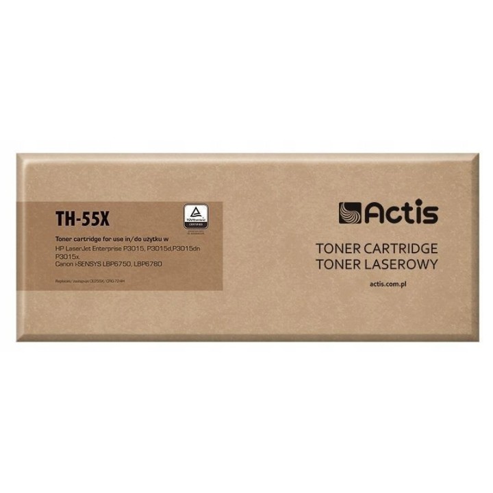 Toner ACTIS TH-55X (zamiennik HP 55X CE255X, Canon