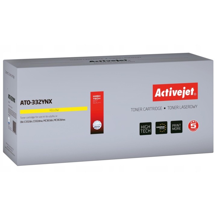 Toner Activejet ATO-332YNX (zamiennik OKI 46508709
