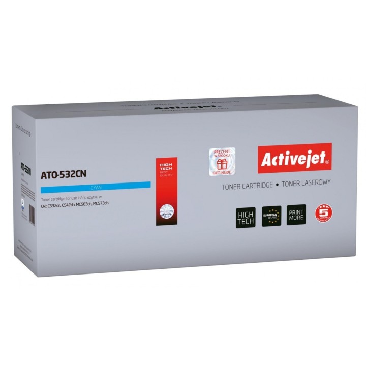 Toner Activejet ATO-532CN (zamiennik OKI 46490403;