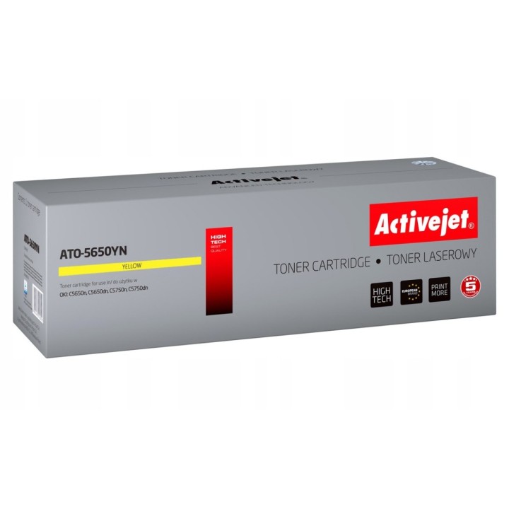 Toner Activejet ATO-5650YN (zamiennik OKI 43872305