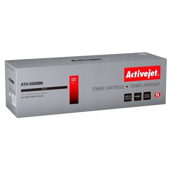 Toner Activejet ATO-5800BN (zamiennik OKI 43324424