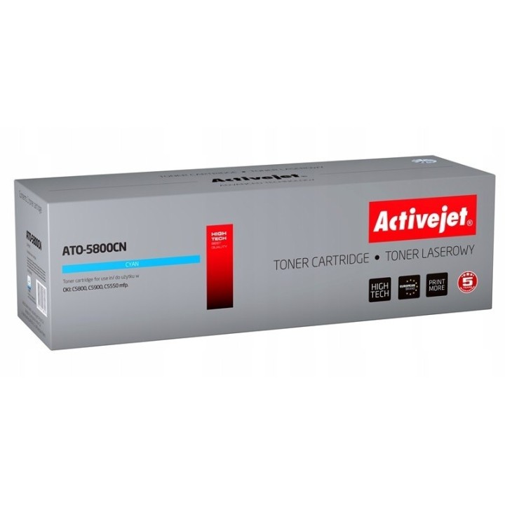Toner Activejet ATO-5800CN (zamiennik OKI 43324423
