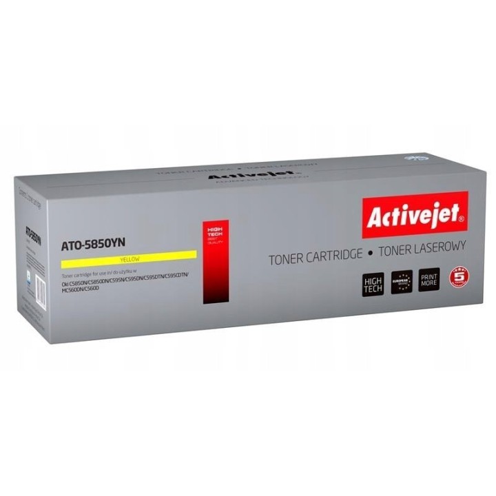 Toner Activejet ATO-5850YN (zamiennik OKI 43865721