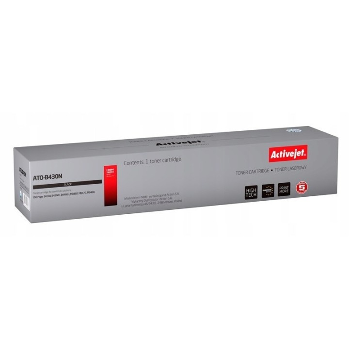 Toner Activejet ATO-B430N (zamiennik OKI 43979202;