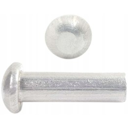 2x4 Nit nity aluminiowe łeb kulisty DIN 660 50 szt.