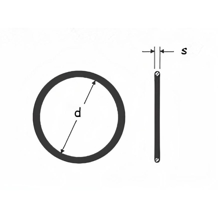 Oring uszczelka 12,29x3,53 70NBR 1kpl=2 szt.