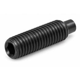 M10x45 Wkręty dociskowe bez łba DIN 915 / ISO 4028, stal czarna - 50 szt.