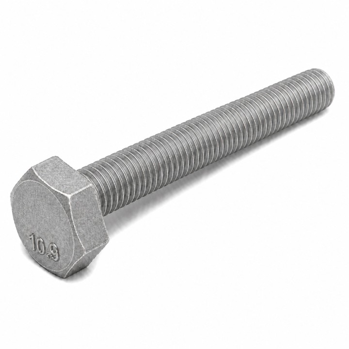 M12x1,25x30 Śruba z łbem sześciokątnym 10.9 ocynk płatkowy DIN 961 - 2 szt.