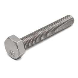 M12x30 Śruba z łbem sześciokątnym nierdzewna A2 DIN 933 - 1 szt.