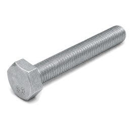 M16x60 Śruba z łbem sześciokątnym 8.8 ocynk ogniowy DIN 933 - 1 szt.