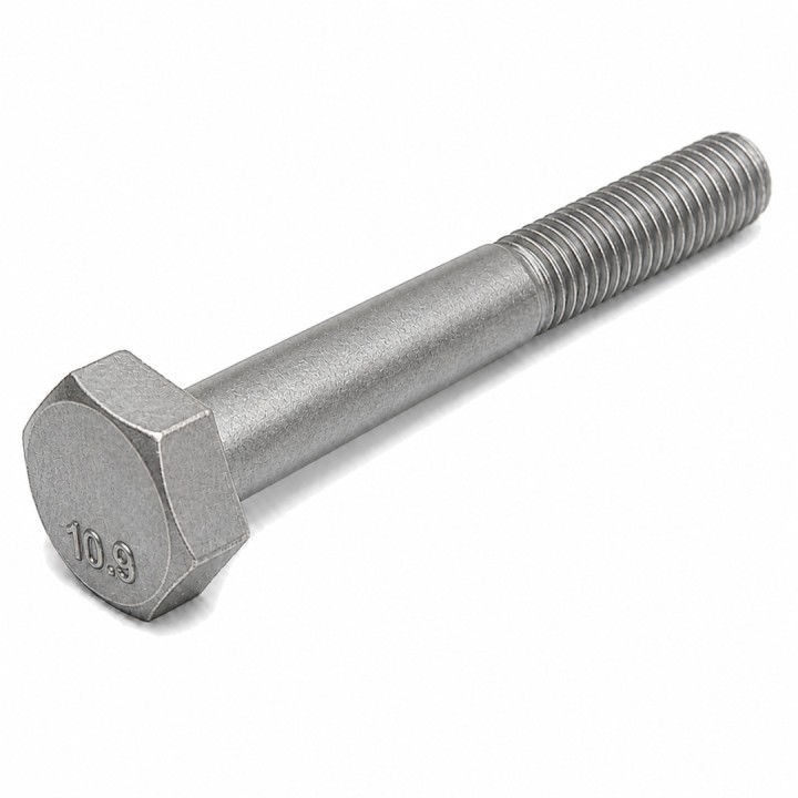 M18x80 Śruba z łbem sześciokątnym 10.9 ocynk płatkowy DIN 931 - 1 szt.