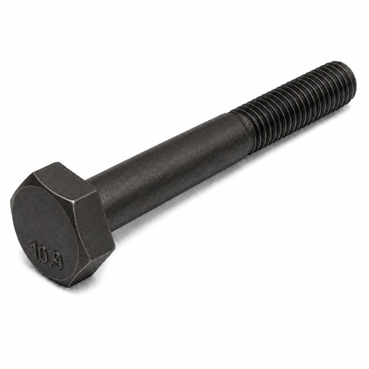 M30x130 Śruba z łbem sześciokątnym 10.9 bez pokrycia DIN 931 - 10 szt.