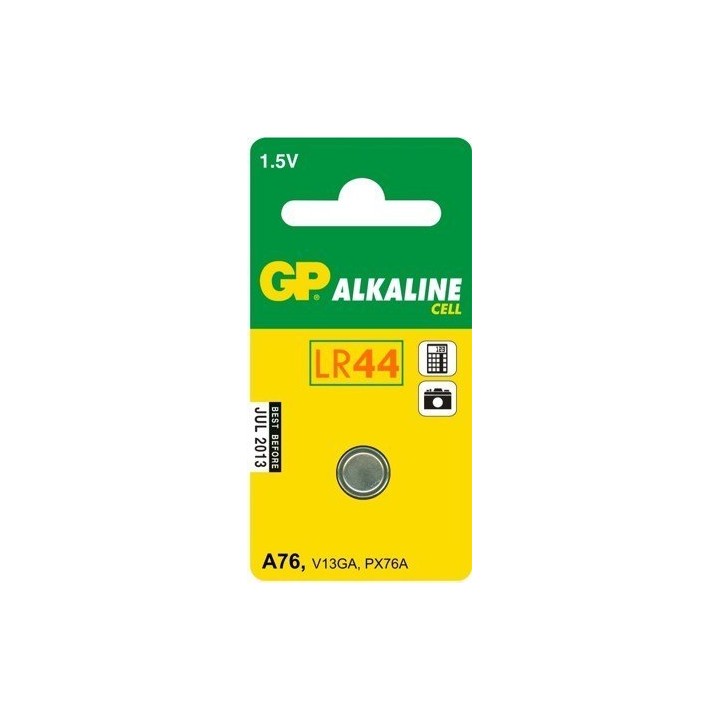 Bateria alkaliczna zegarkowa 1.5 V A76, LR44, AG13