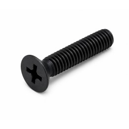 M5x12 Wkręty z łbem stożkowym czarny ocynk DIN 965 200 szt.