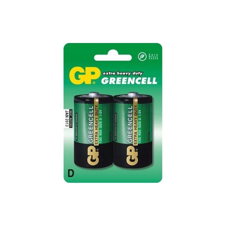 Bateria GREENCELL 1.5 V R20 2 szt.