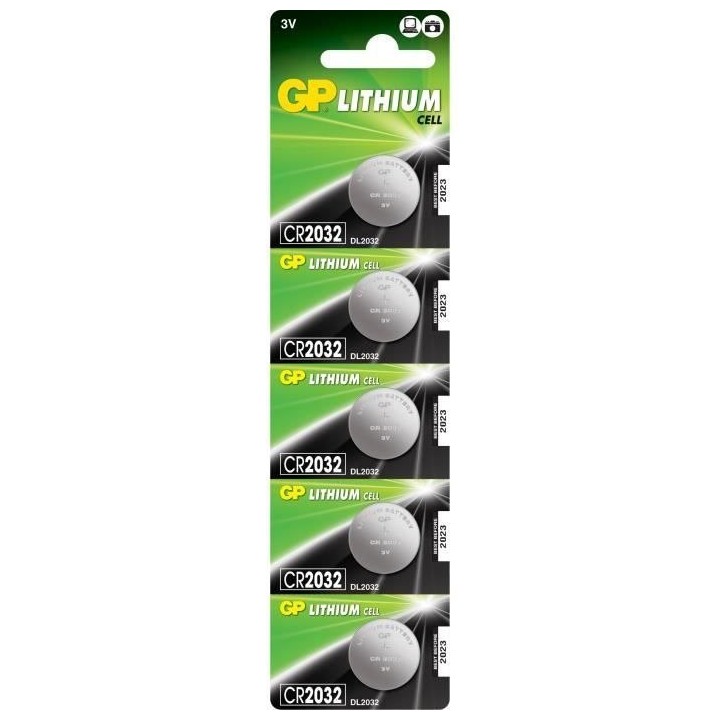 Bateria guzikowa litowa 3 V CR2032
