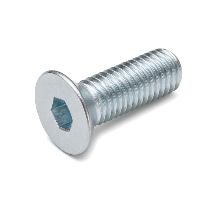M8x10 Śruba z łbem stożkowym i gniazdem sześciokątnym 10.9 ocynk galwaniczny DIN 7991 PG - 10 szt.