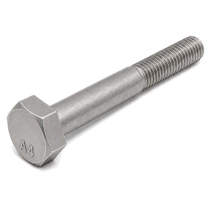 M8x110 Śruba z łbem sześciokątnym kwasoodporna A4 DIN 931 - 1 szt.