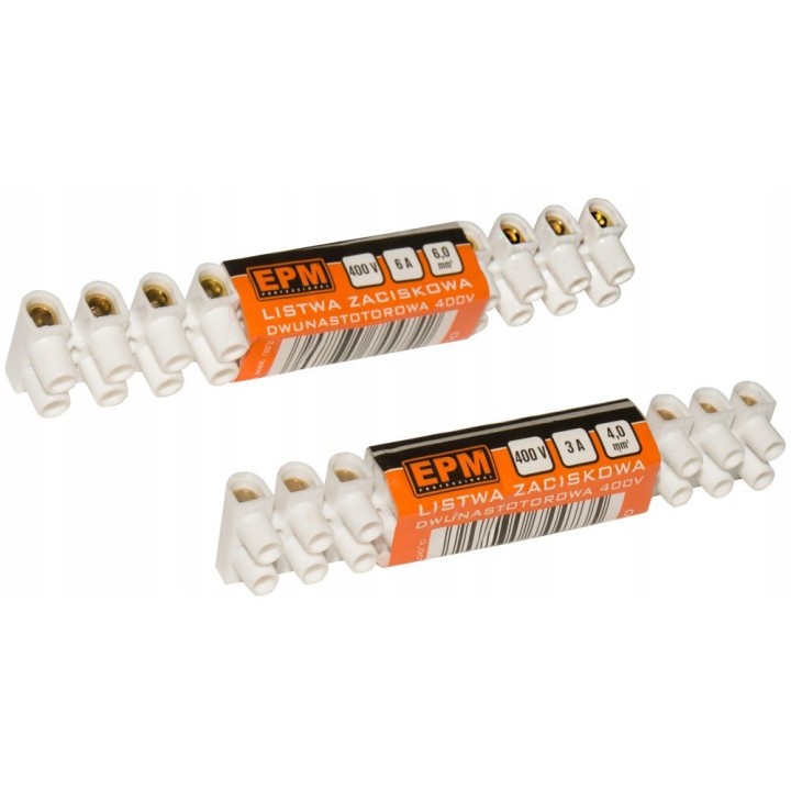 Listwa zaciskowa 12-TOROWA 4.0 mm²