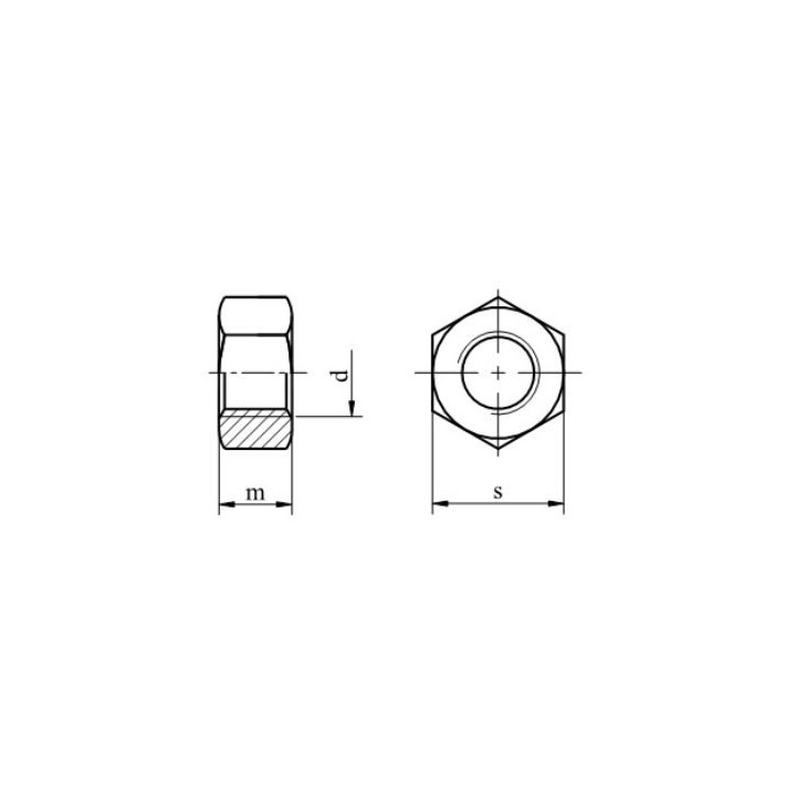 Nakrętki 6-kąt M30x2 oc kl.10.9 DIN 934