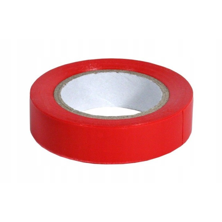 Taśma izolacyjna 15 mm*10 m czerwona